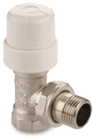 Термостатический клапан для радиатора угловой Aqualink (02609)