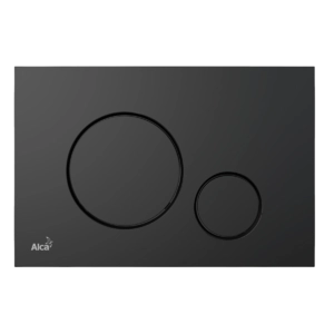 Кнопка управления для скрытых систем инсталляции, черный-мат Alcaplast M678 THIN
