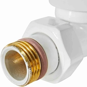 Клапан термостатический STOUT Design белый, прямой 1/2 (SVTD-0001-000015W)