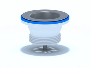 Выпуск АНИПласт M100 1 1/2 дюйма с нержавеющей сеткой (M100)