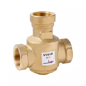 Трехходовой термостатический антиконденсационный клапан VIEIR 1″ 60°C Kvs-9 (VR238)