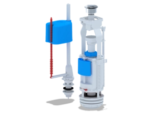 Набор с нижней АНИПласт WC3550M 1 1/2 дюйма с пластиковым штуцером двойная кнопка эконом металл (WC3550M)