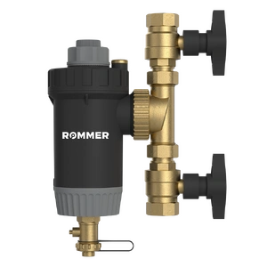 Магнитный сепаратор шлама ROMMER с щетками поворотный, ВР корпус- композит