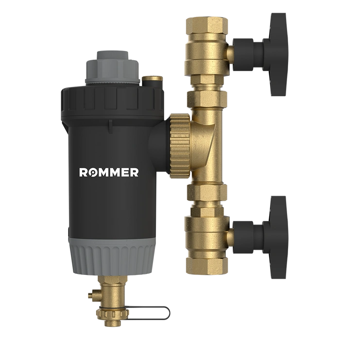 Магнитный сепаратор шлама ROMMER с щетками поворотный, ВР корпус- композит