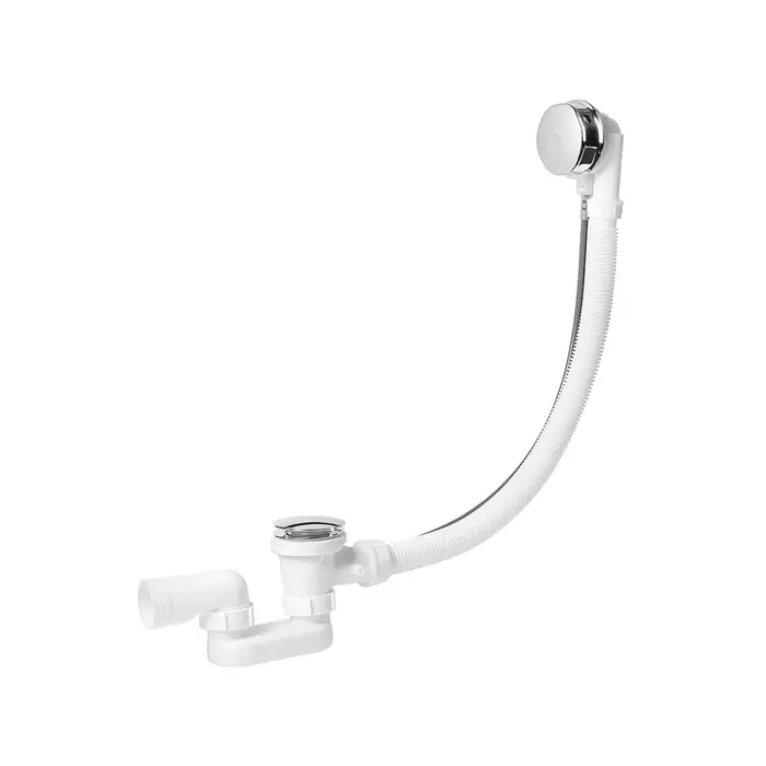 Сифон для ванны (ПОЛУАВТОМАТ) VIEIR хром (VRQ90)