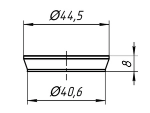 Прокладка коническая АНИПласт M040 40 мм (M040)