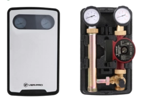 Насосная группа быстрого монтажа с трехходовым смесительным клапаном из нержавеющей стали VIEIR VER-PRO без насоса (VP230A)