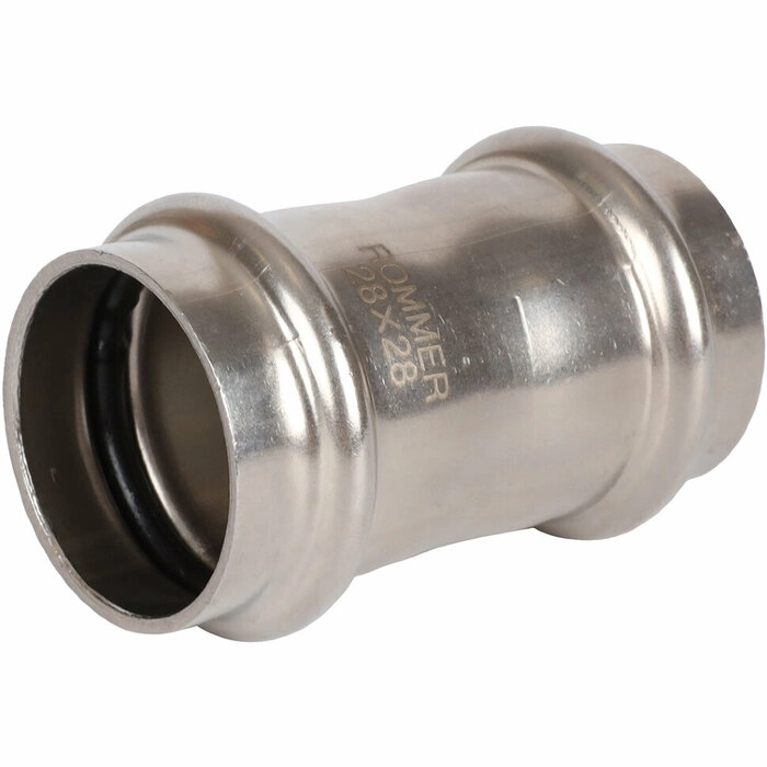 Муфта равнопроходная ROMMER из нержавеющей стали SUS 304 (RSS-0017)