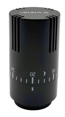 Термоголовка жидкостная VIEIR черная (VR299-C)