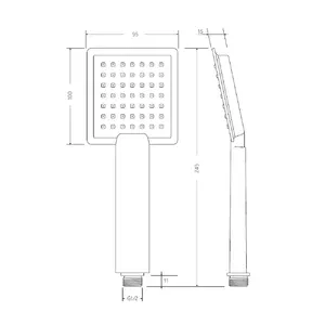 Душевая лейка VIEIR (VR1015)