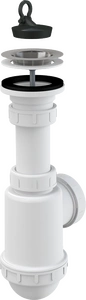 Сифон для мойки с нержавеющей peшeткой DN70 AlcaPlast A441-DN50/40