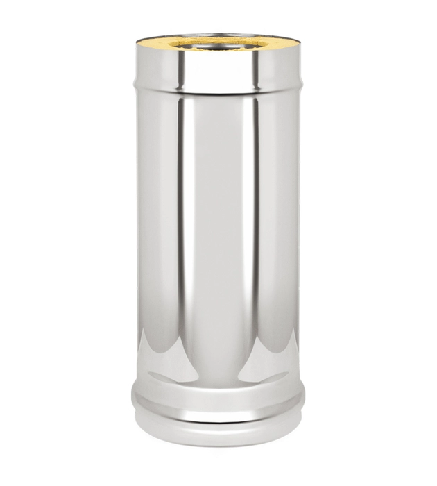 Сэндвич-труба Нерж+Нерж (AISI 430/0,8мм) L-0,5м Везувий