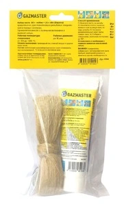 (61164) "GAZMASTER" , набор паста 80г тюбик + 20г лён (ЕВРО)