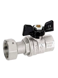 Кран шаровой Bugatti 3/4″ ВН — 3/4″ с накидной гайкой (01240002)