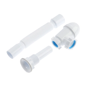 Сифон для мойки АНИПласт Варяг C5010 1 1/4 дюйма 40 мм с гибкой трубой 40х50 мм (C5010)