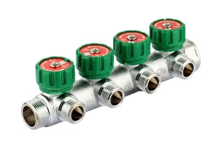 Коллектор регулирующий под евроконус VIEIR 1"x3/4" (VER)