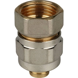 Переходник STOUT с внутренней резьбой для металлопластиковых труб винтовой (SFS-0002)