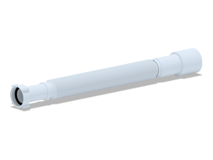 Гибкая труба АНИПласт K216 удлиненная с гайкой 1 1/4 дюйма 40-50х541-1371 мм (K216)