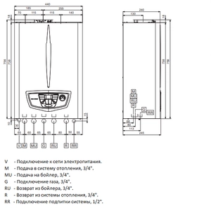 Газовый котёл Immergas EOLO Mythos X 24 5R