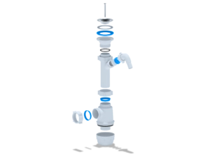 Сифон для мойки АНИПласт Грот A1000 1 1/2 дюйма 40 мм с отводом для стиральной машины (A1000)