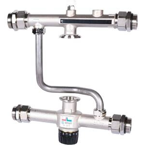 Насосно-смесительный узел 30-60°C KVS 3,5 STOUT без насоса (SDG-0120-007000)