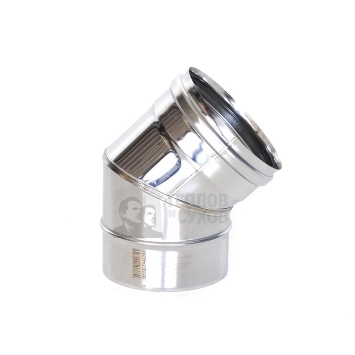 Отвод моно 45 ОМ-Р (304-0.8) Теплов и Сухов