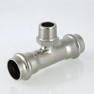 Тройник пресс с наружной резьбой Valtec (VTi.933.I)