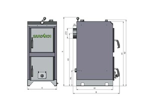 Твердотопливный котел Sakovich STANDART PRO 26