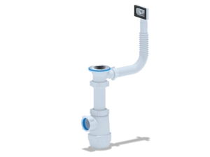 Сифон для мойки АНИПласт Грот A0140S 1 1/2 дюйма 40 мм с гибким переливом (A0140S)