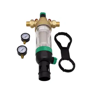 Фильтр с обратной промывкой, регулятором давления и манометром VIEIR 1″ (JC197)