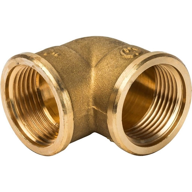 Угольник с внутренней резьбой ВВ STOUT ЛАТУНЬ (SFT-0013)