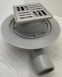 Душевой трап с сухим затвором 100x100мм УГЛОВОЙ VIEIR (VRDL-10)