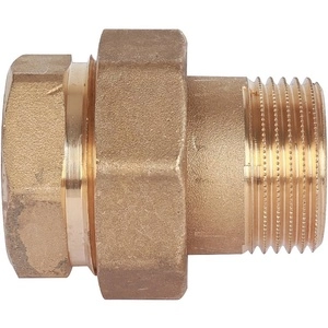 Сгон разъемный STOUT  ЛАТУНЬ (SFT-0040) уплотнение под гайкой o-ring кольцо 