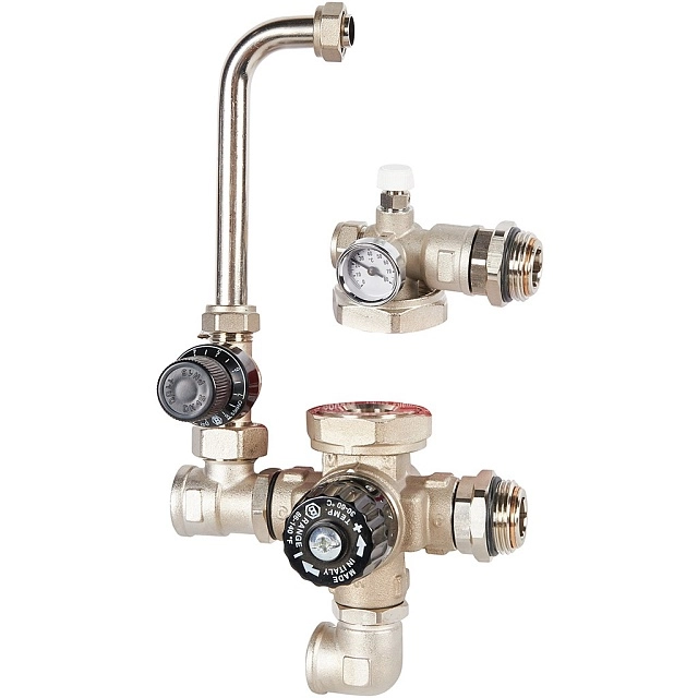 Насосно-смесительный узел 30-60°С KVS 3,5 STOUT без насоса (SDG-0120-002000)