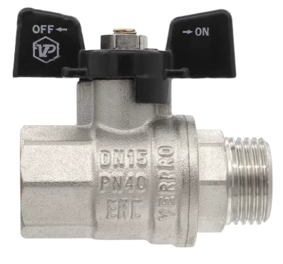 Кран шаровой в/н “бабочка” VIEIR (VP221)