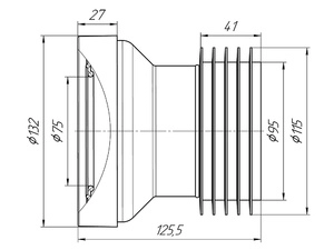 Труба фановая АНИПласт 110х120 мм (W1218)
