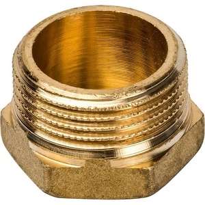 Заглушка с наружной резьбой ЛАТУНЬ (Пробка) STOUT (SFT-0024)