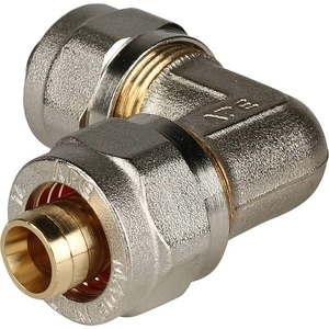 Угольник STOUT  90° для металлопластиковых труб винтовой (SFS-0003)