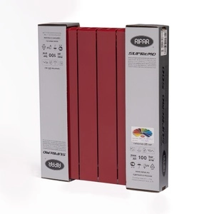 Радиатор отопления Rifar SUPReMO 500 (12 секций) Бордо (RAL 3011 красный)