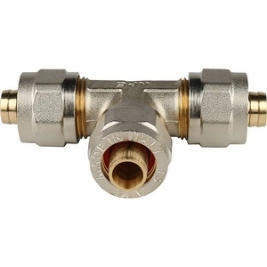 Тройник STOUT равнопроходный для металлопластиковых труб винтовой (SFS-0009)