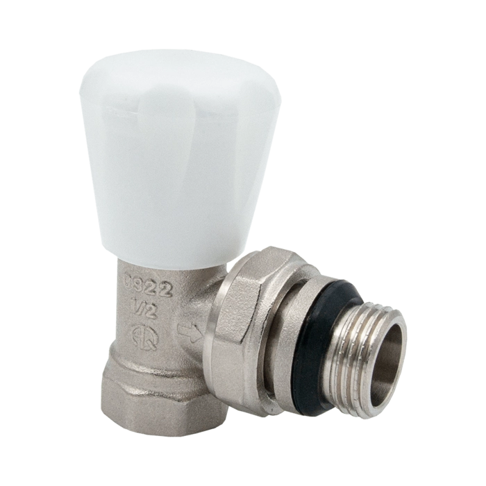 Регулирующий клапан для радиатора угловой Aqualink