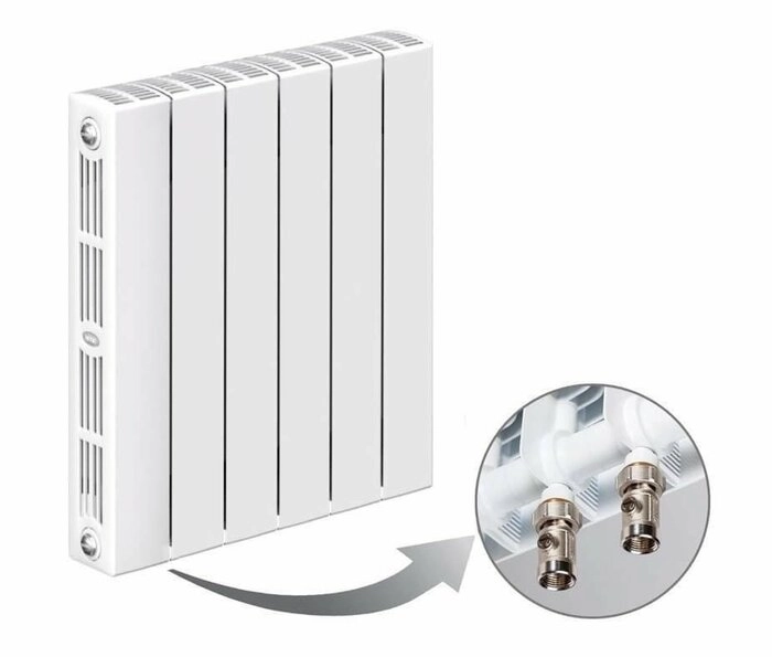 Радиатор отопления Rifar SUPReMO VENTIL 500 (4 секции)