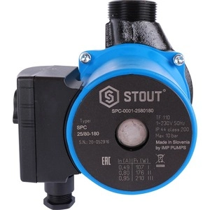 Насос циркуляционный STOUT 25/80-180 (SPC-0010-2580180)
