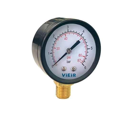Манометр радиальный с нижним подключением 0-6 BAR VIEIR (YLA6)