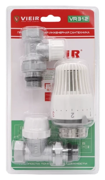 Комплект терморегулирующий прямой G1/2" VIEIR (VR312)