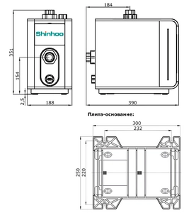 Насосная станция Shinhoo AQUAMASTER 3-45