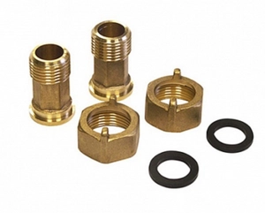 Узел присоединительный КМЧ 15 латунный (пара)