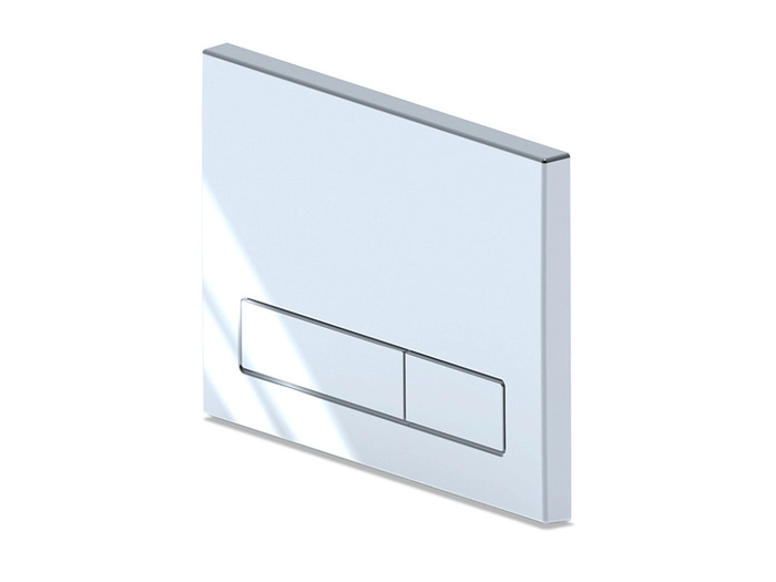 Клавиша смыва АНИПласт для инсталляции, плоская кнопка, хром глянец (WPG1511G)