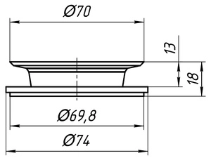 Прокладка двухсторонняя бабочка АНИПласт M080 (M080)