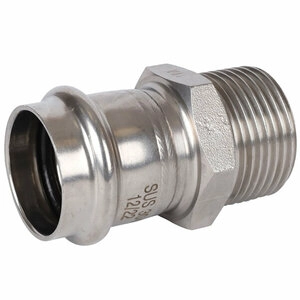 Переходник НР ROMMER из нержавеющей стали SUS 304 (RSS-0021)